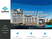 Tablet Screenshot of lettire.com